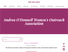 Tablet Screenshot of aodwoasdsu.org